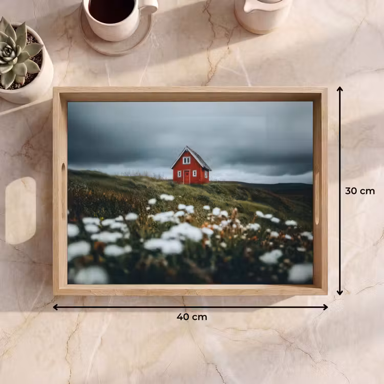 Plateau - Colline - Cottage - Fleurs - Blanc — 7
