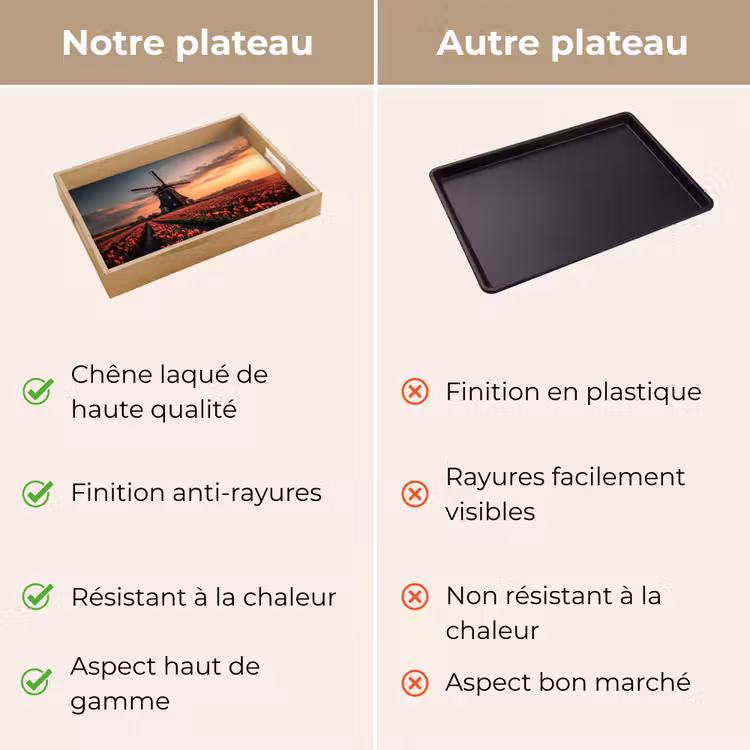 Plateau - Moulin - Coucher de soleil - Tulipes - Rouge — 9
