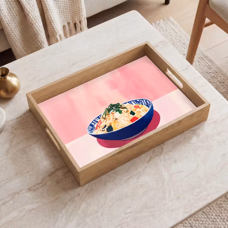 Plateau - Riz - Illustration - Bol - Légumes — 2