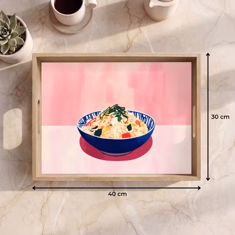 Plateau - Riz - Illustration - Bol - Légumes — 7
