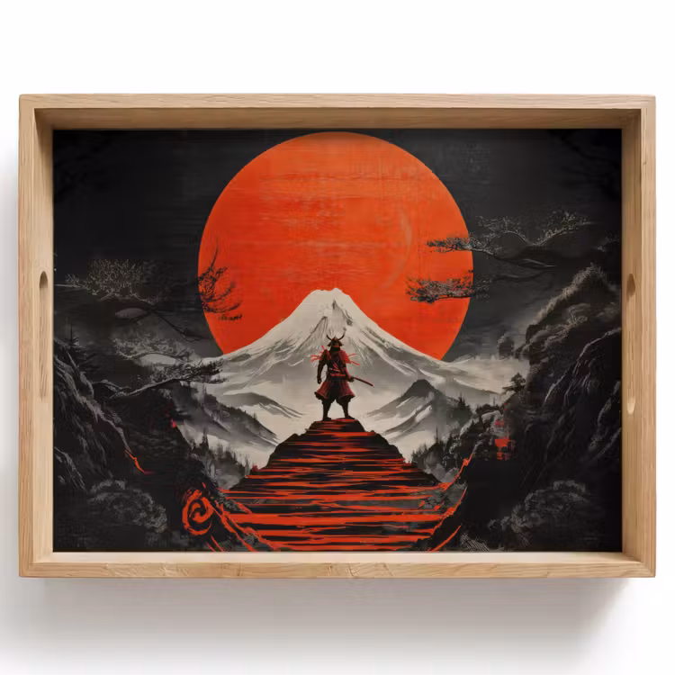 Plateau - Guerrier - Marches rouges - Soleil - Montagne — 1