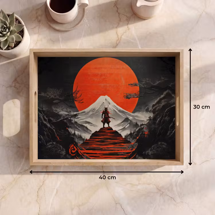 Plateau - Guerrier - Marches rouges - Soleil - Montagne — 7