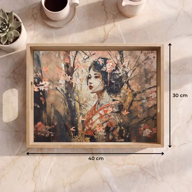 Plateau - Kimono - Femme - cerisiers — 7