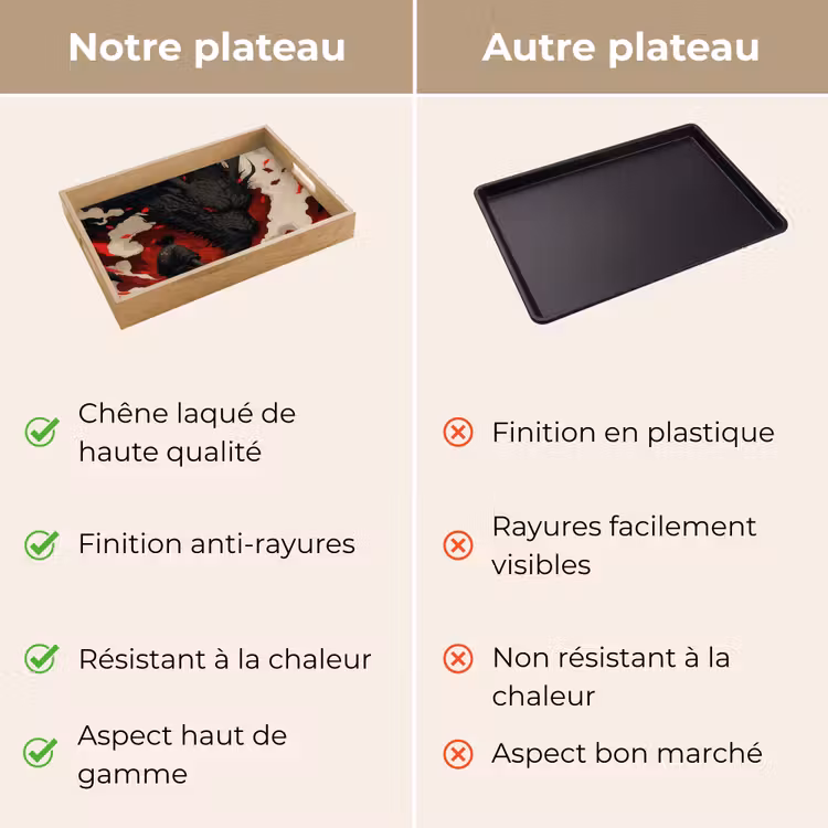 Plateau - Guerrier - Dragon - Noir - Rouge - Fumée — 9