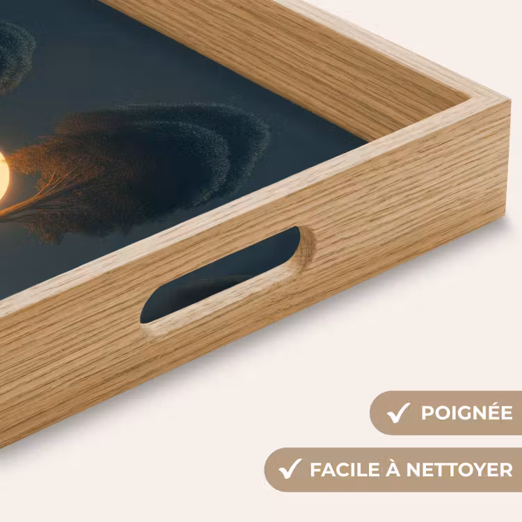 Plateau - Lune - Arbres - Marche — 8