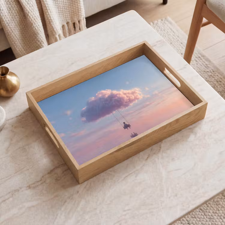 Plateau - Nuage - Balançoire - Ciel coloré — 2