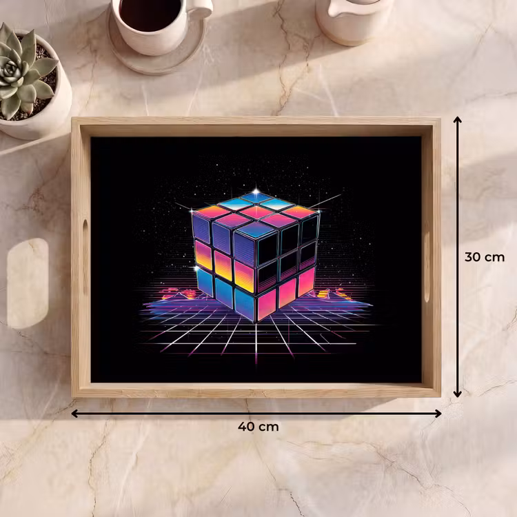 Plateau - Cube - Coloré - Grille — 7