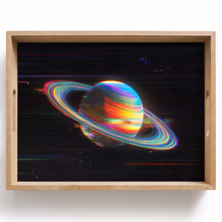 Plateau - Planète - Cercle - Coloré — 1