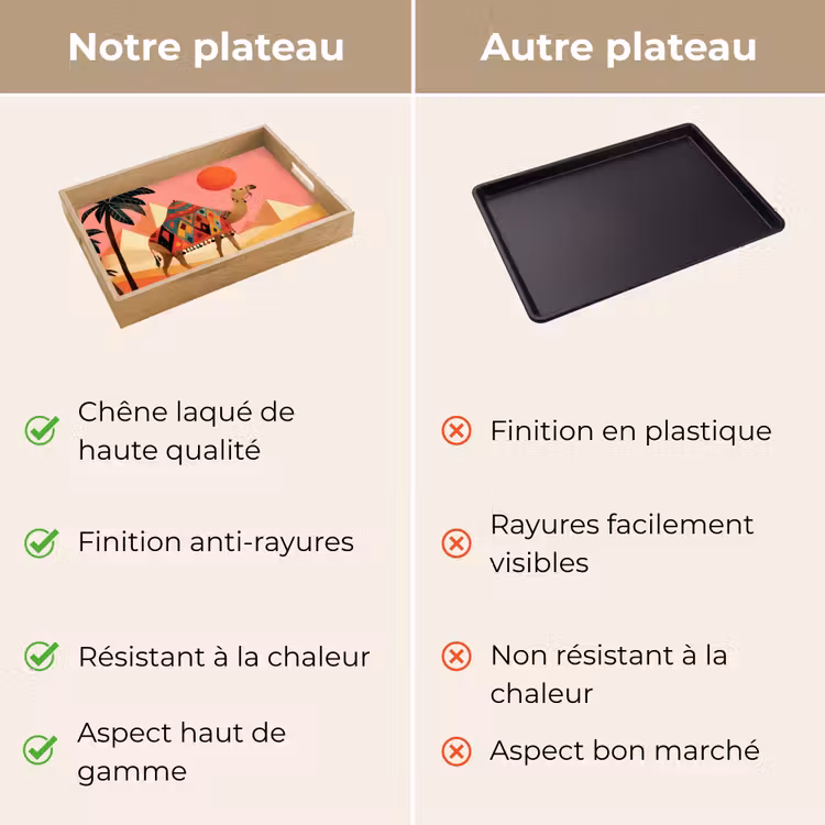 Plateau - Chameau - Pyramides - Soleil rouge — 9