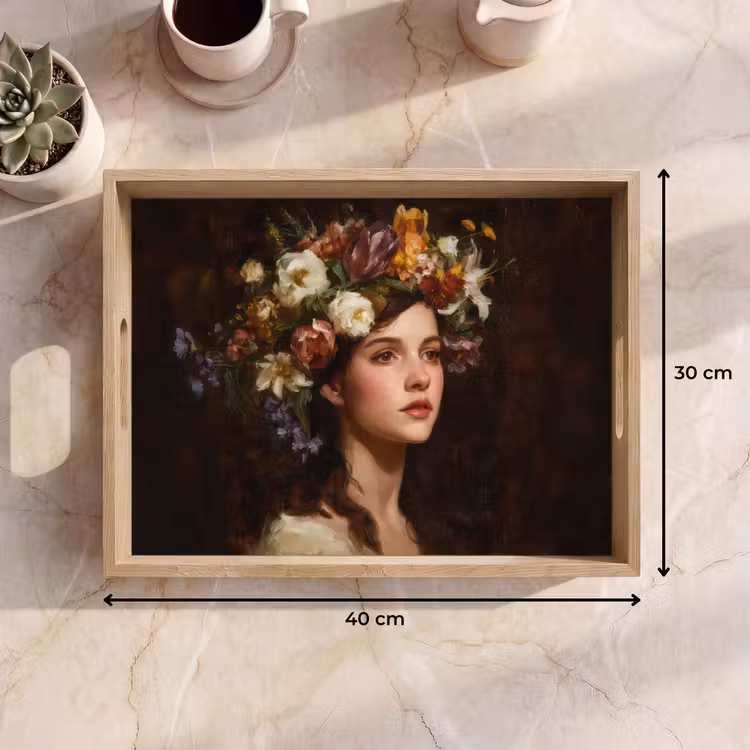 Plateau - Portrait - Femme - Fleurs — 7