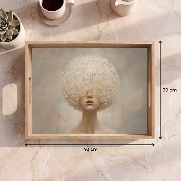 Plateau - Dreamy - Beige - Graines de pissenlit — 7