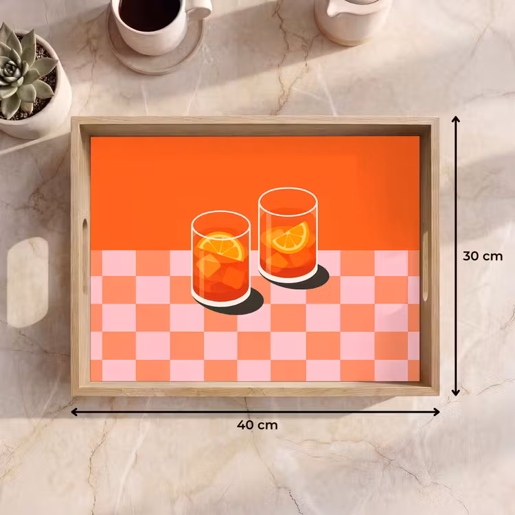 Plateau - Orange - Lunettes - Orange — 7