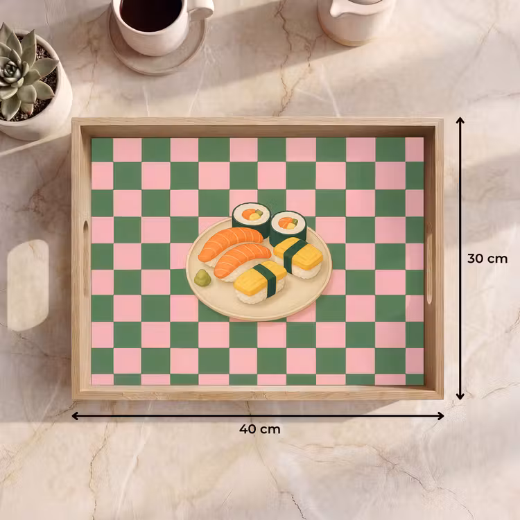 Plateau - Sushi - Assiette - Bloquée - Verte — 7