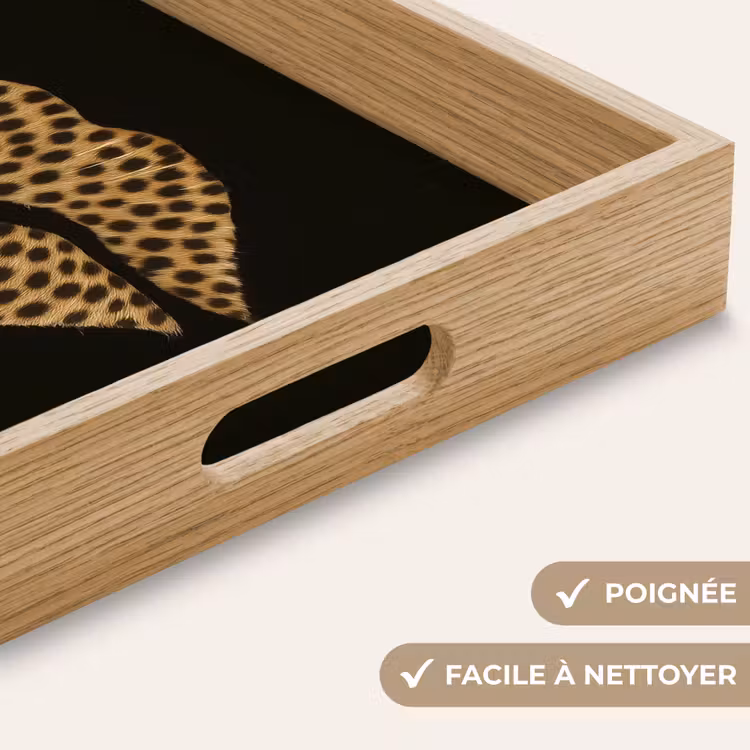 Plateau - Lip - Noir - Imprimé panthère — 8