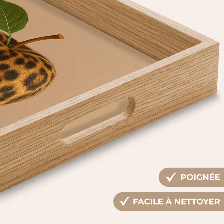 Plateau - Pomme - Panthère - Feuille - Vert — 8