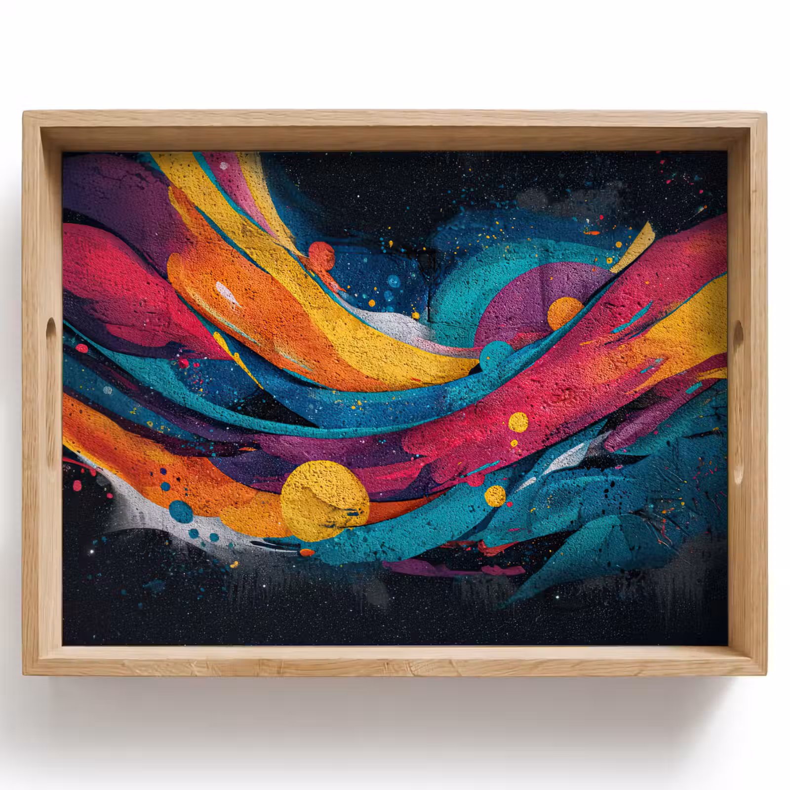 Plateau - Orbites - Vagues - Colorées - Abstraites — 1