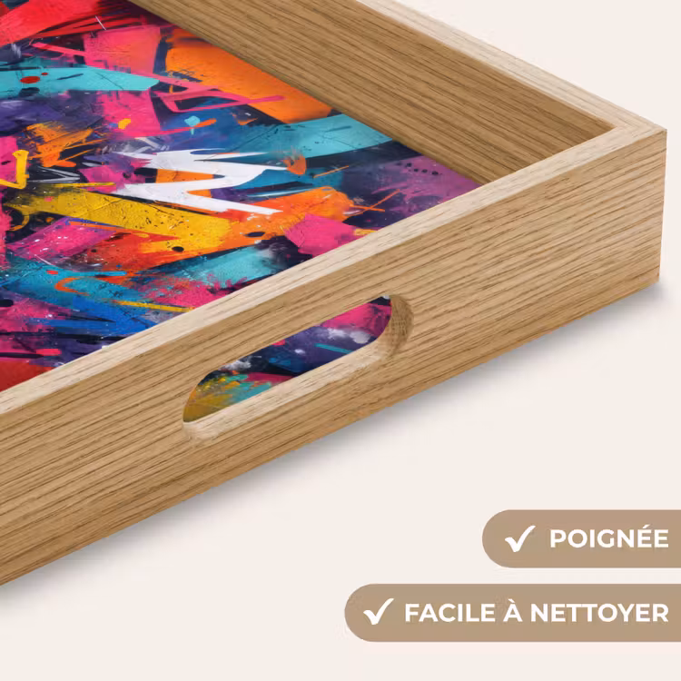 Plateau - Abstrait - Explosion - Couleurs néon — 8