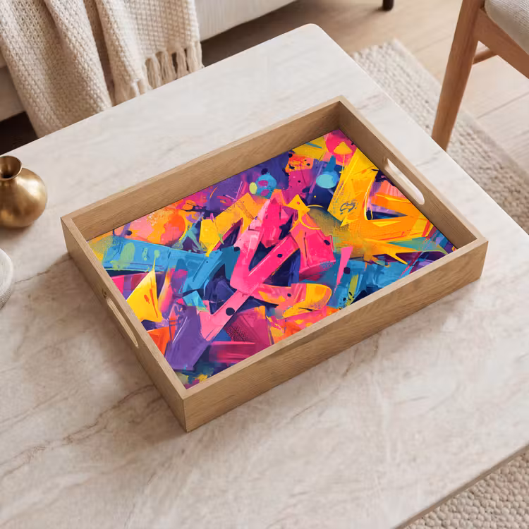 Plateau - Abstrait - Formes - Coloré — 2
