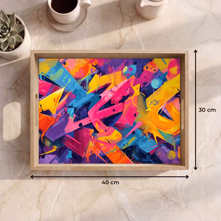 Plateau - Abstrait - Formes - Coloré — 7
