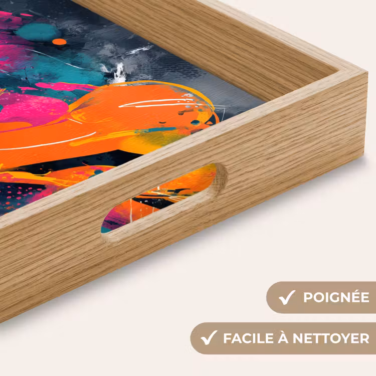 Plateau - Abstrait - Graffiti - Coloré - Éclaboussures de peinture — 8