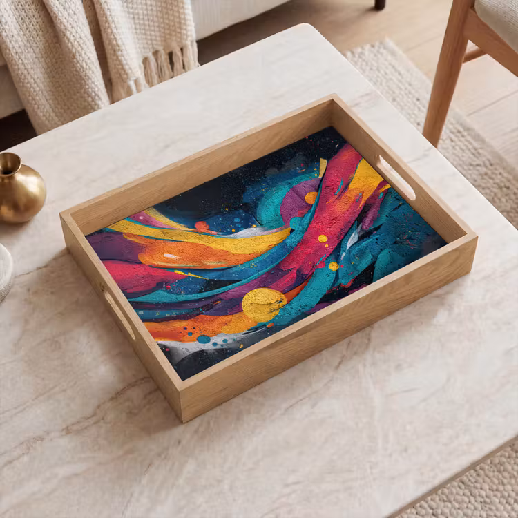 Plateau - Orbites - Vagues - Colorées - Abstraites — 2