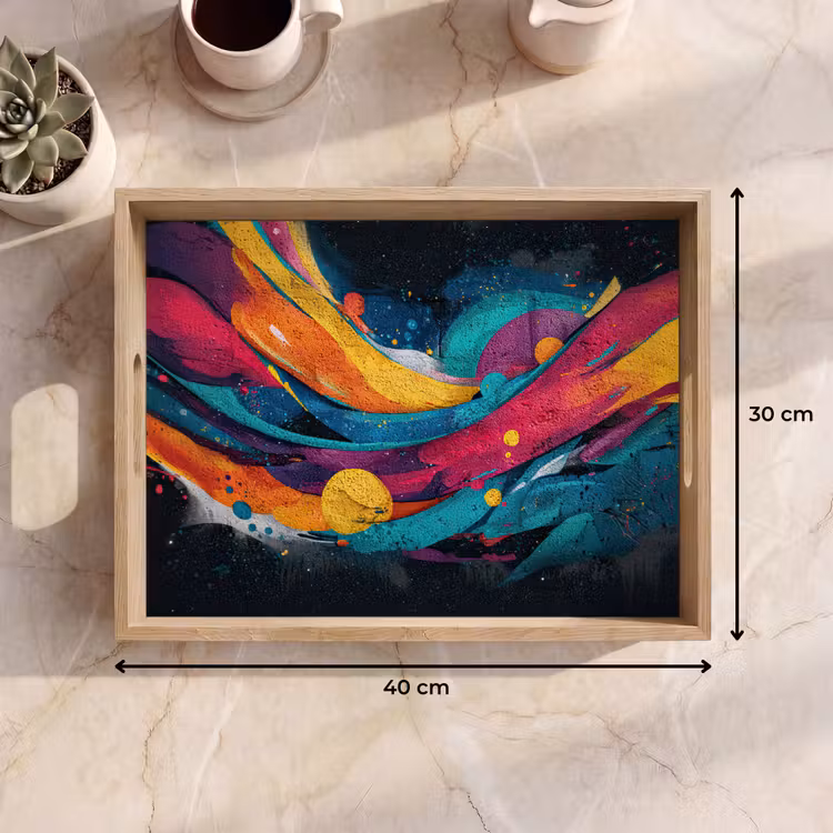 Plateau - Orbites - Vagues - Colorées - Abstraites — 7