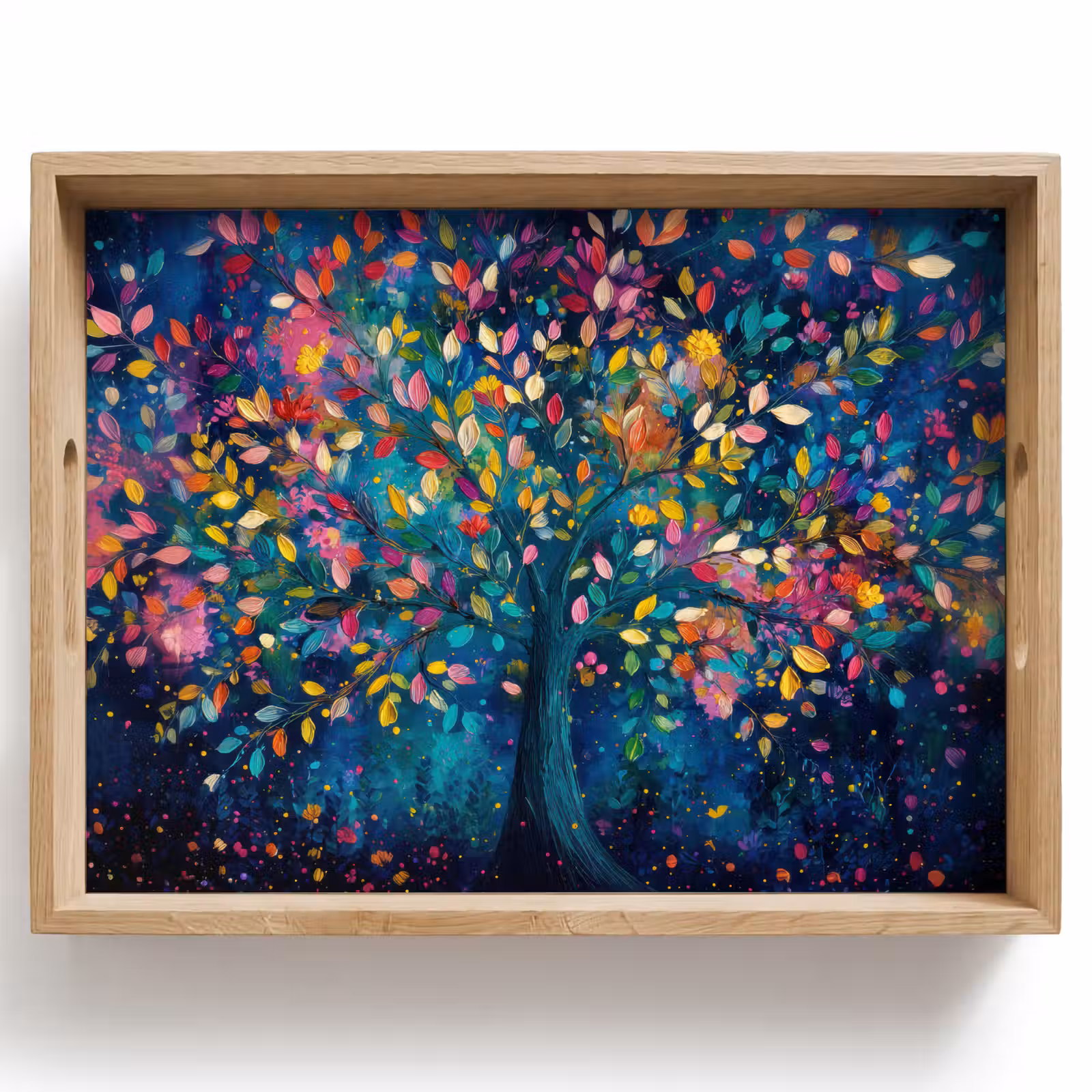 Plateau - Coloré - Arbre - Magique - Abstrait — 1