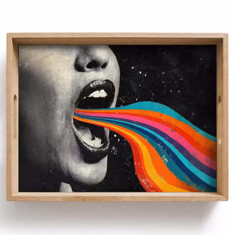 Plateau - Bouche - Vagues - Arc-en-ciel — 1