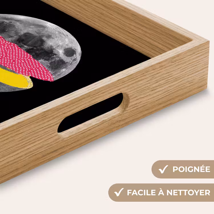 Plateau - Lune - Jaune - Rose - Noir — 8