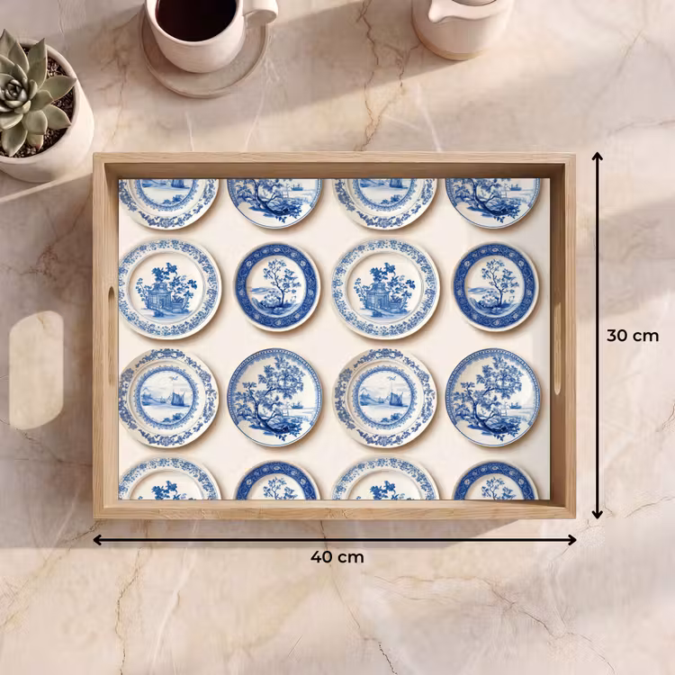 Plateau - Panneaux - Arbres - Plantes - Bleu — 7