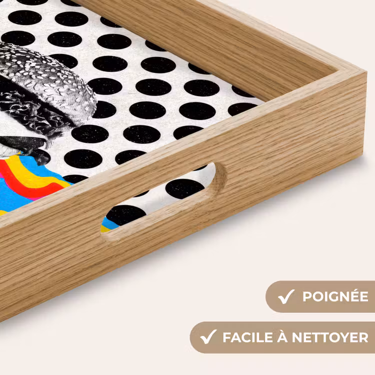 Plateau - Hamburger - Points - Vagues - Couleurs — 8
