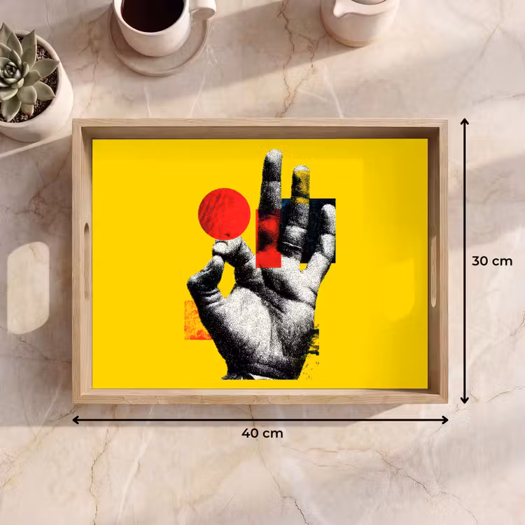 Plateau - Main - Rouge cercle - Jaune — 7
