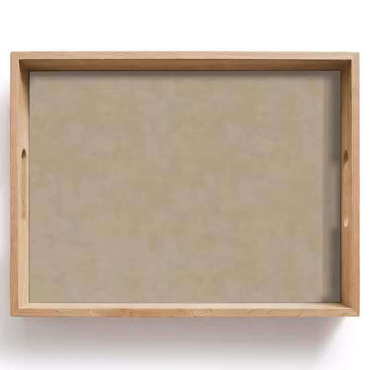 Plateau - Couleur taupe - Texture nuageuse - Naturelle — 1
