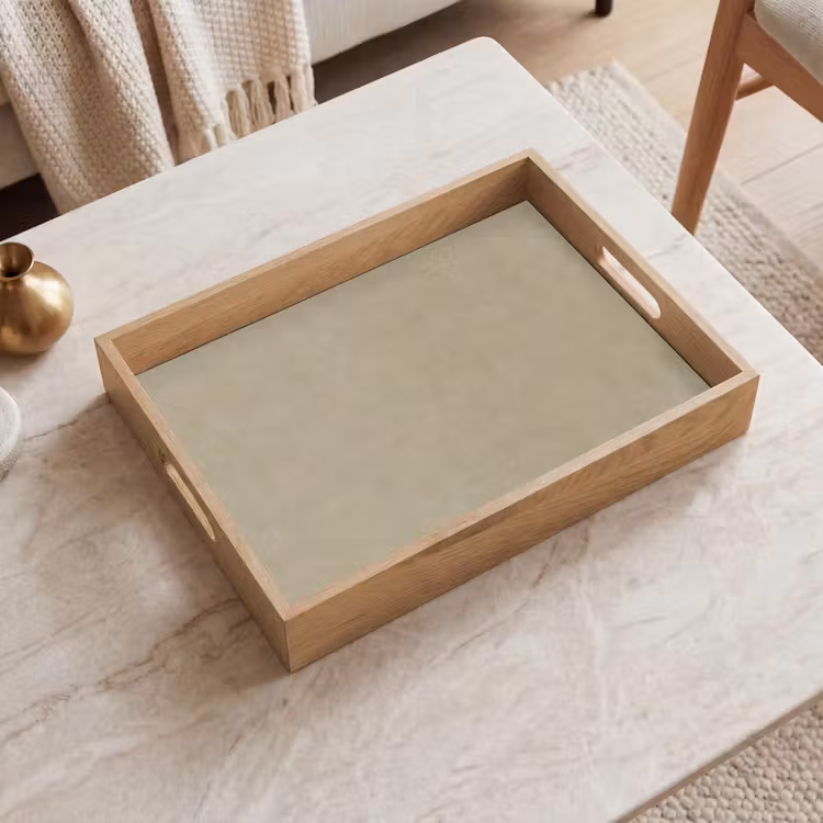 Plateau - Couleur taupe - Texture nuageuse - Naturelle — 2
