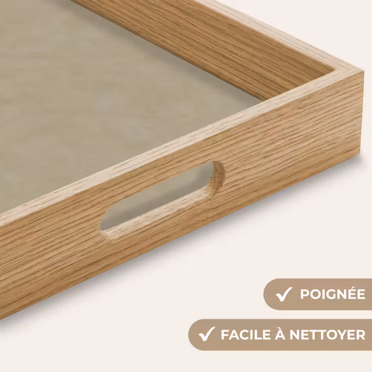 Plateau - Couleur taupe - Texture nuageuse - Naturelle — 8