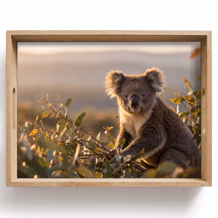 Plateau - Koala - Feuilles - Lumière du matin — 1
