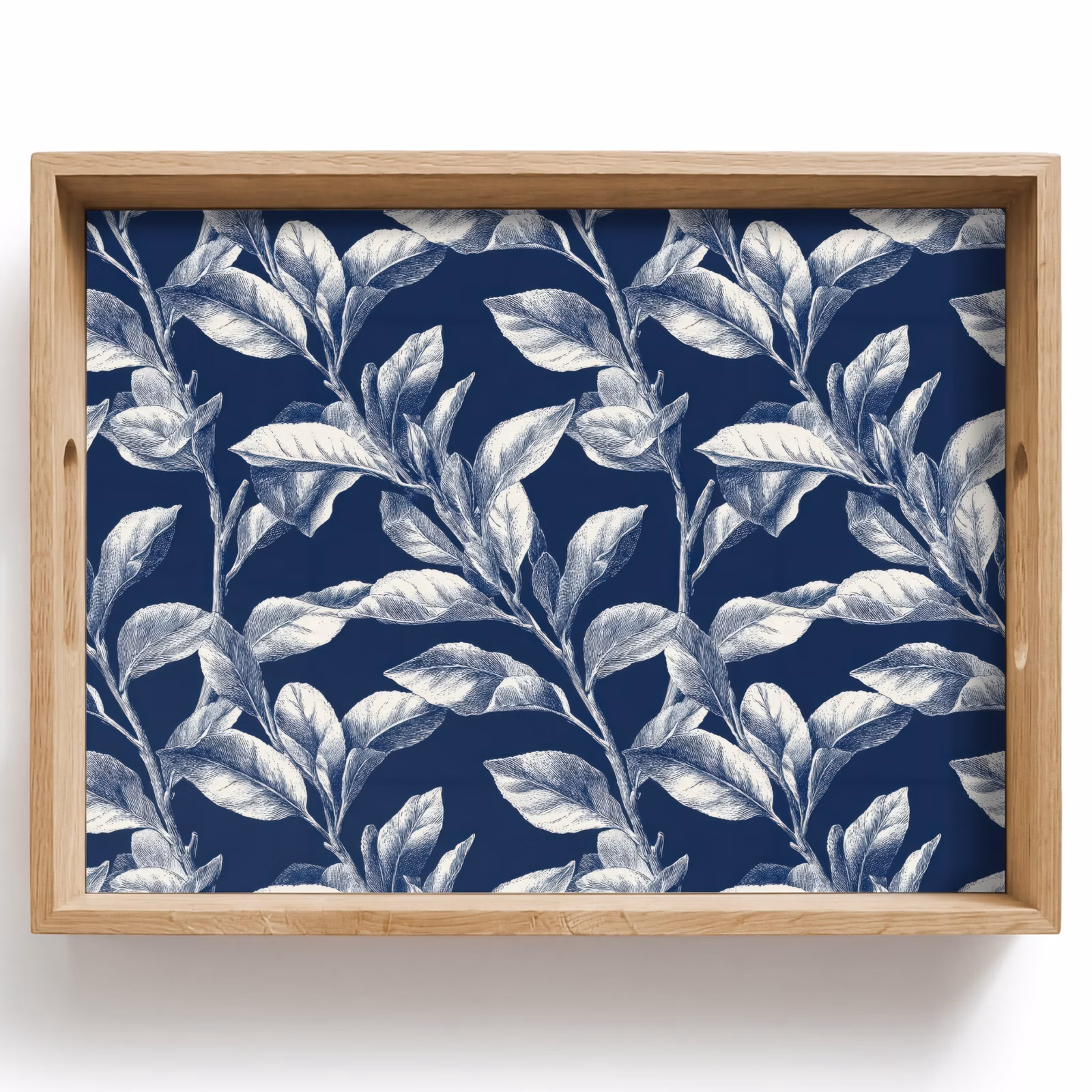 Plateau - Botanique - Motif - Bleu — 1
