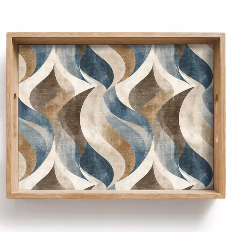Plateau - Abstrait - Vagues - Coloré — 1