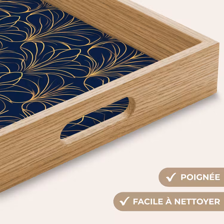 Plateau - Deco - Ventilateur - Bleu — 8