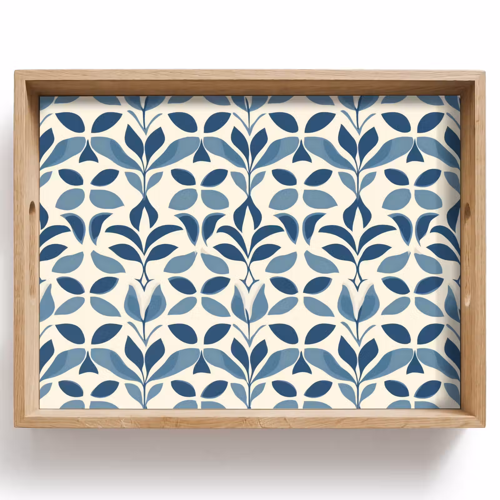 Plateau - Flora - Moderne - Bleu — 1