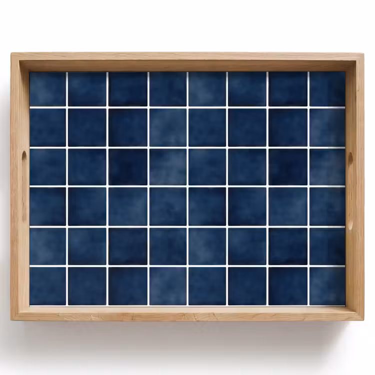 Plateau - Carrelage - Moderne - Bleu — 1
