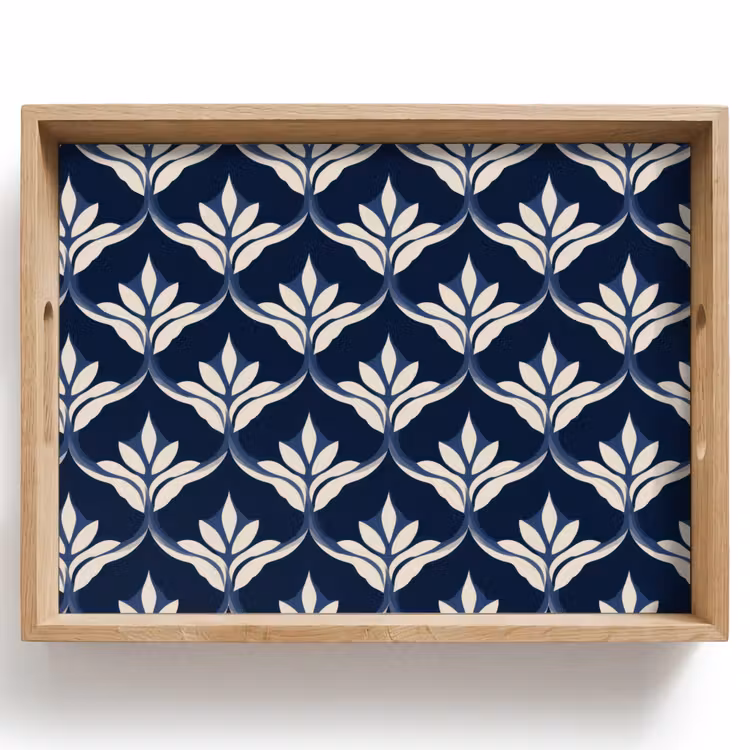 Plateau - Moderne - Design - Bleu — 1