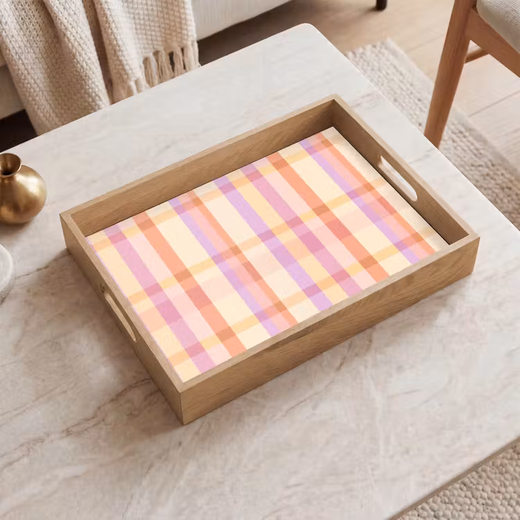 Plateau - Pastel - motif off - Géométrique — 2