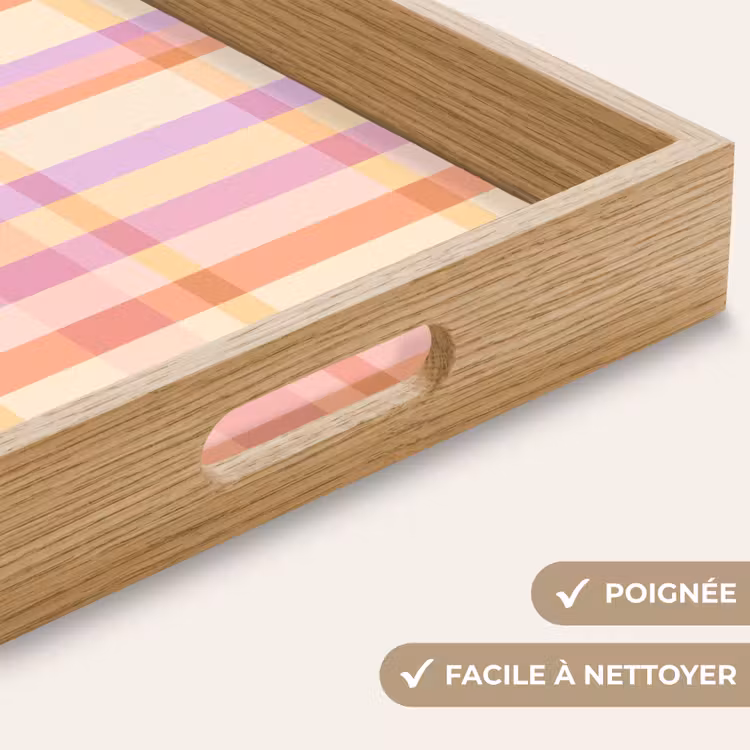 Plateau - Pastel - motif off - Géométrique — 8