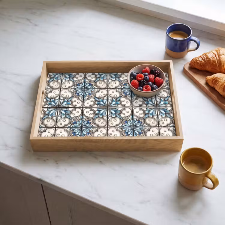 Plateau - Baroque - Tile - Coloré — 3