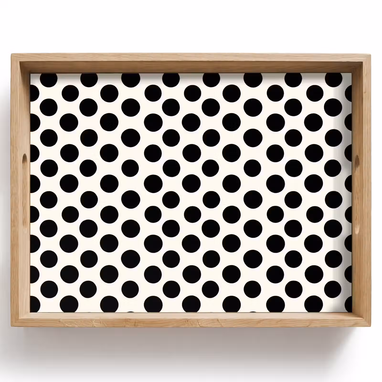 Plateau - Classique - Pois - Noir — 1