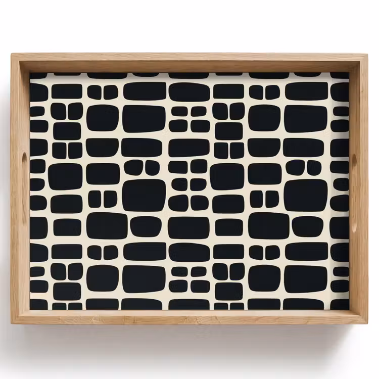 Plateau - Moderne - Organic - Noir — 1