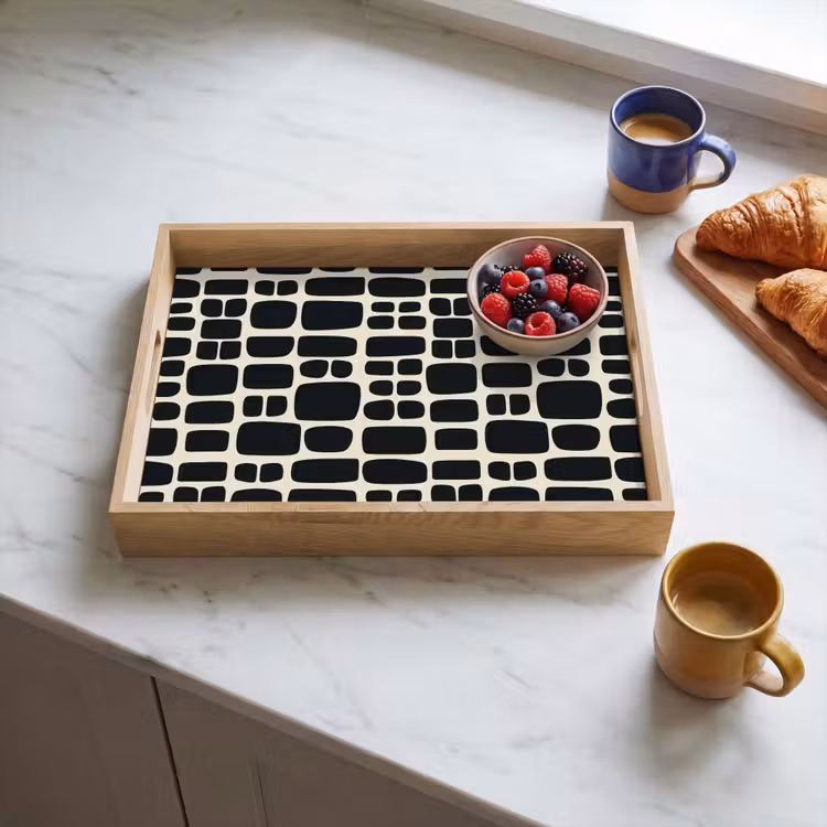 Plateau - Moderne - Organic - Noir — 3