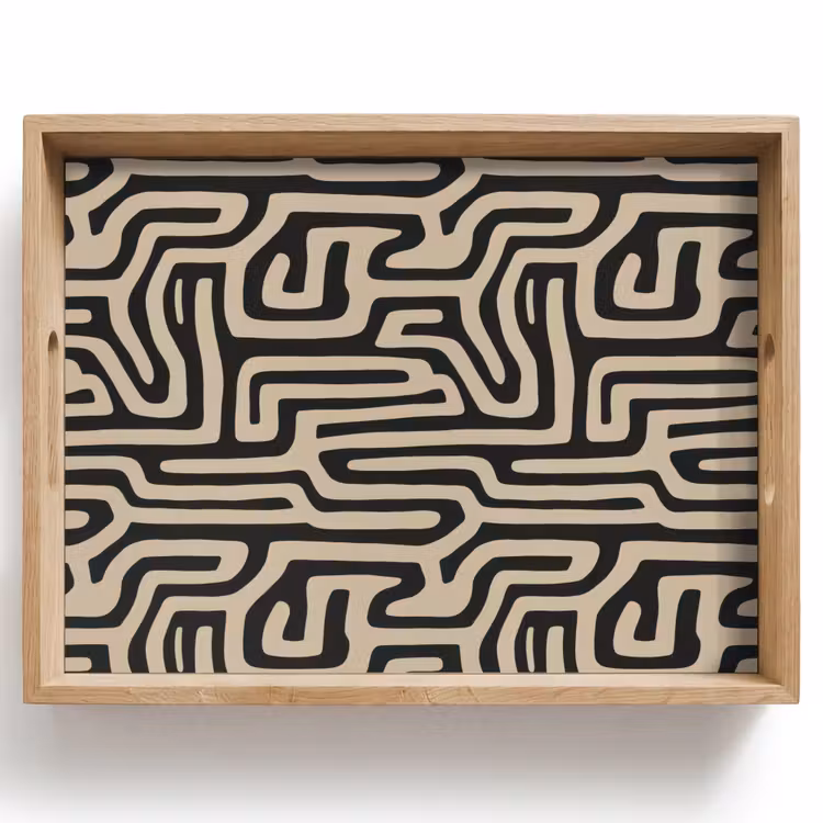 Plateau - Graphique - Lignes - Noir — 1