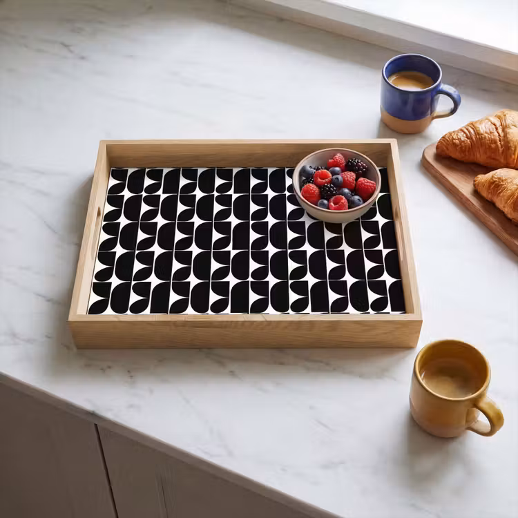 Plateau - Moderne - Géométrique - Noir — 3